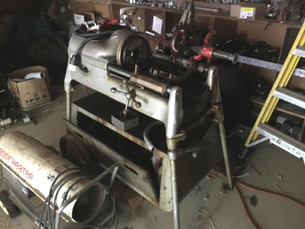 TIMED ONLINE AUCTION RIDGID 535 PIPE THREADER - ELECTRICAL INVENTORY Auction