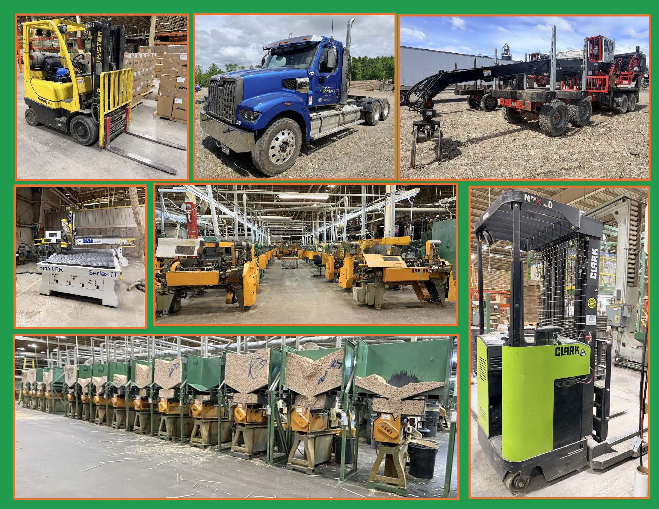 PUBLIC TIMED ONLINE AUCTION WOOD TURNING EQUIPMENT, 2022 WESTERN STAR Auction