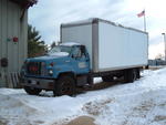 1994 GMC Topkick Diesel 24ft box truck Auction Photo