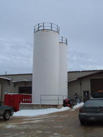 (2) 36ft. x 12ft. storage silos Auction Photo