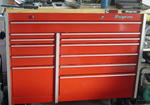 Snap-on 12-drawer Tool Cabinet w/ hardwood top Auction Photo
