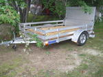 2006 Mission 6.5x10 aluminum trailer Auction Photo
