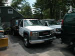 Lot 112 - 1998 GMC Rack Body Truck Auction Photo