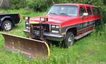 Lot 111 - 1989 GMC Suburban SLE, Fisher Plow