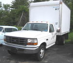 Lot 107 - 1996 Ford F350 w/ 12ft. American Cargo Box