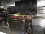 Vulcan 6-burner gas range/ oven
