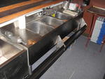 Krowne Model: 18-53C s/s 3-bay bar sink Auction Photo