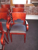 (3) GAR Products 18” Joe chairs with arms Auction Photo