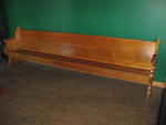 Wooden 10’ bench Auction Photo