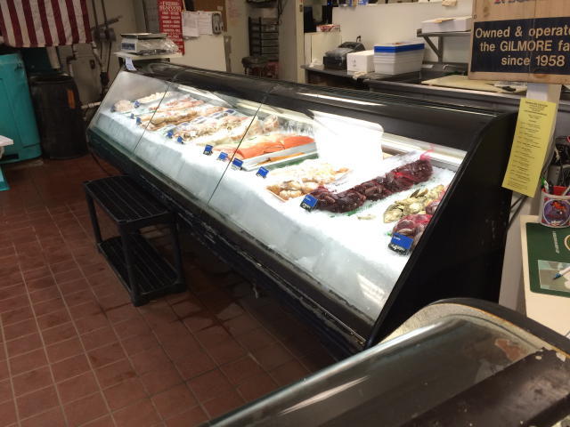 Kysor glass front refrigerated display cases, 12' Auction Photo