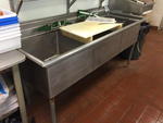 Stainless steel 3-bay sink Auction Photo