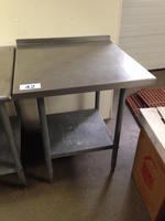 S/S TABLE W/ LOWER GALV SHELF, 30 Auction Photo