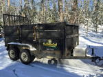 2001 Brimar Model DT612 dump trailer Auction Photo