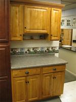 ARISTOKRAFT CABINETRY RUSTIC BIRCH W/ AUTUMN STAIN Auction Photo