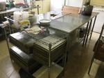 WIRE CART - STAINLESS STEEL TABLES Auction Photo