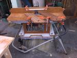 RIDGID SAW TABLE W/ ROUTER TABLE & ROUTER Auction Photo