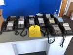 	LUCENT TELEPHONE SYSTEM W/ (16) DESKPHONES, SWITCH Auction Photo