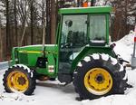 JOHN DEERE 5410 4WD TRACTOR W/ CAB Auction Photo