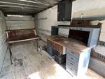 WORK STATION, FOLDING TABLE & PARTS CABINET Auction Photo