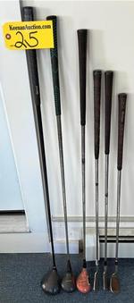 ASSORTED GOLF CLUBS & DRIVERS Auction Photo