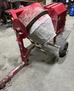 TOW BEHIND CEMENT MIXER, 4 CU.FT., ELECTRIC POWERED Auction Photo