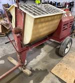 TOW BEHIND MORTAR MIXER, 7 CU.FT., GAS POWERED Auction Photo