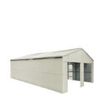 25' X 41' DOUBLE GARAGE METAL BARN SHED W/ SIDE ENTRY DOOR
